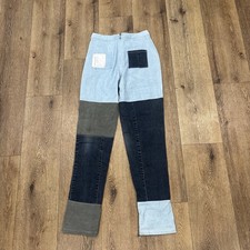 Designer Harlan Denim Upcycled Denim Pants Size 28x 36