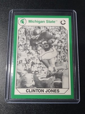 #50 - Clinton Jones - Collegiate Collection 1990 - Michigan State University