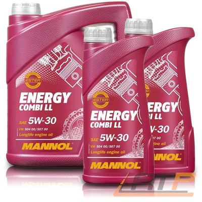 7 L MANNOL ENERGY COMBI LL 5W-30 MOTORÖL FÜR VW 504 / 507 BMW LL-04 MB 229.51
