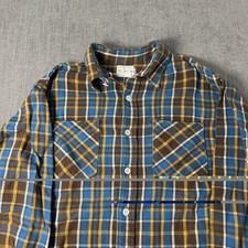True Vintage 70s JCPenney Big Mac Flannel Shirt Heritage Work Wear Large Tall