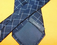 Cravate Trussardi ACTION 100% Soie Multicolore à Rayures - Vintage, Classique, Fait Main En Italie