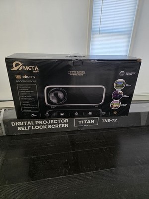 NEW Meta HIFI HD Pro Series Smart Projector + Titan 72  Screen   Wi-Fi / HDMI