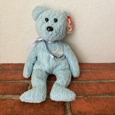    Ty Beanie Baby Baby Boy Born March 3rd 2002 Newborn Baby Plush MINT NEW