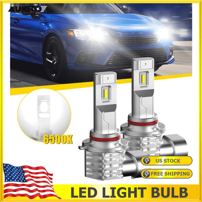 AUXITO 9005 HB3 LED Headlight Super Bright Bulbs Kit 6500K High/Low Beam Canbus