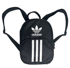 Adidas Originals Santiago Mini Backpack Black White 3 Stripe