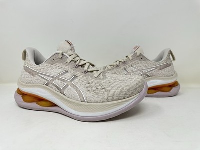 1012B512 ASICS Gel Kinsei Max Oatmeal White Rose Running US Size 8 Women s