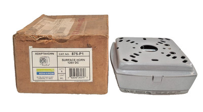 NEW UTC FIRE & SECURITY COMPANY EDWARDS 875-P1 / 875P1 SURFACE HORN 125VDC