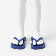 Havaianas Kids Blue 'Top' Flip Flops Size 3/4Y