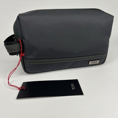 TUMI Travel Kit Medium Accessory Pouch Seal Grey | eBay