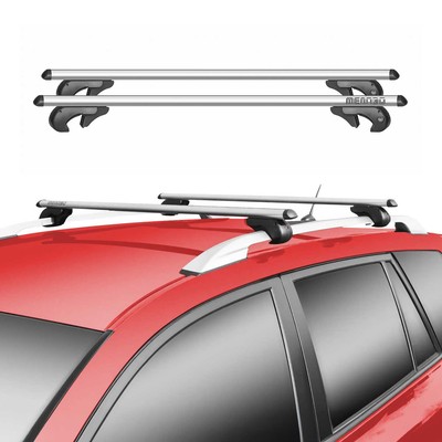 Menabo Dachträger für Ford Everest 2015-2025 90kg Aluminium Silber 2tlg