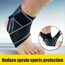 Ankle Brace Support Compression Sleeve Pain Relief Plantar Fasciitis Foot Wrap
