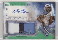 2015 Topps Inception Green 34/125 Dorial Green-Beckham Jumbo Patch Auto 0f8
