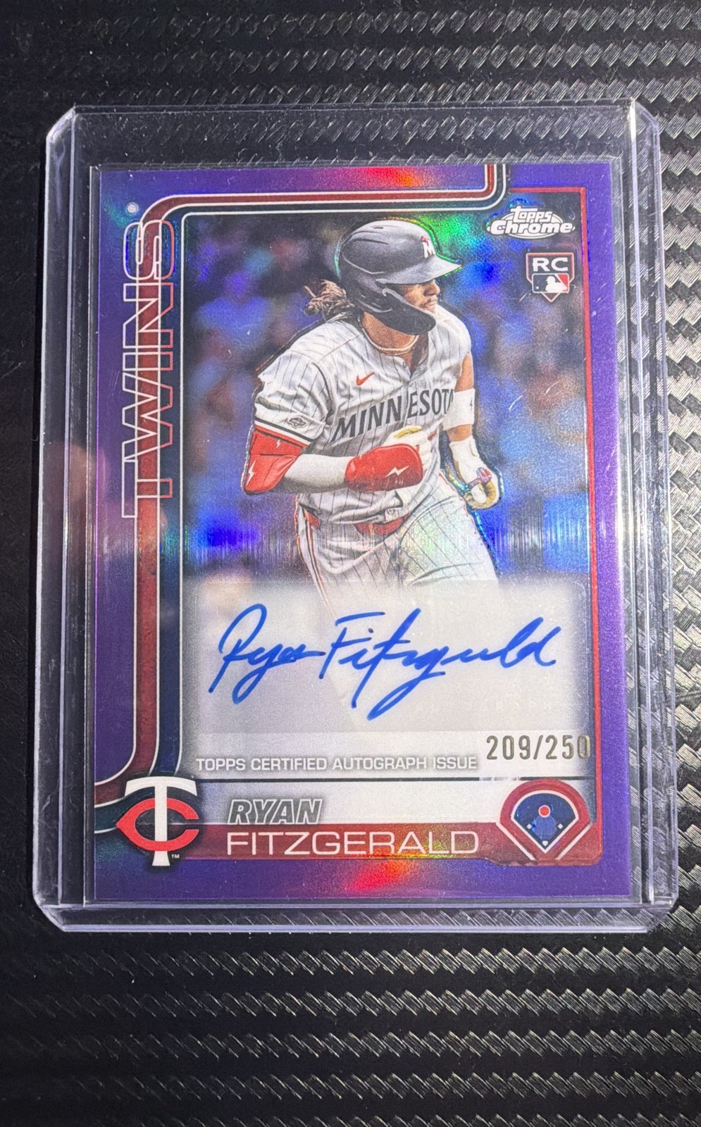 2025 Topps Chrome Update Series - Auto Ryan Fitzgerald Purple Refractor /250 