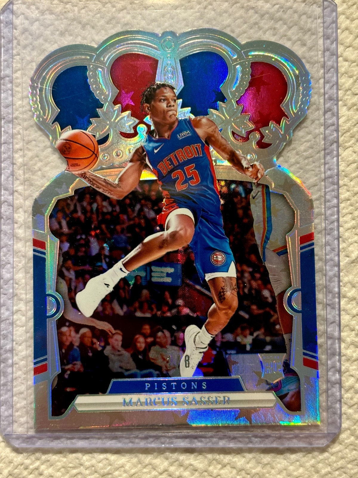 2023-24 Panini Crown Royale Lucky Envelopes 1/8 Marcus Sasser #37 Rookie RC