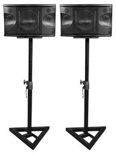 Rockville Karaoke System Bundle: 2 KPS80 8" 3-Way 800-Watt Peak...