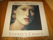 SOPHIE'S CHOICE 2-Laserdisc LD BOXED SET BRAND NEW SEALED WIDESCREEN VERY RARE