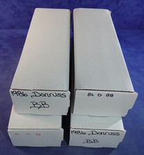 1986 DONRUSS BASEBALL LOT OF 4 COMPLETE SETS MINT *374881