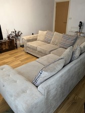 Brand New | Verona 6 Seater Sofa | High Back | Mink Fabric