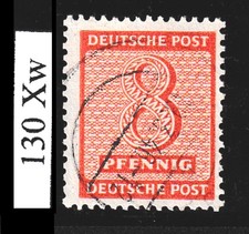 SBZ - West-Sachsen Mi.-Nr. 130 X w gestemelt