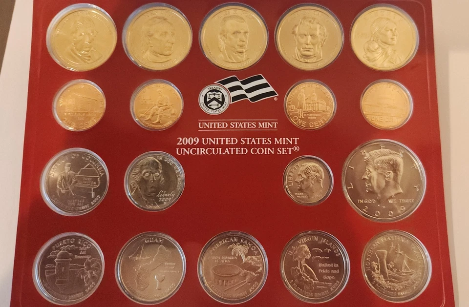 2009 US MINT UNCIRCULATED BU P&D 36 COIN SET Philadelphia and Denver Mint. - Image 4 of 4