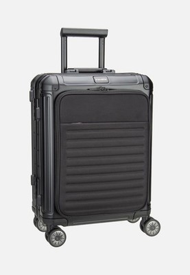 Travelite Next 2.0  4-Rollen-Trolley 55 cm Alu-Koffer Schwarz