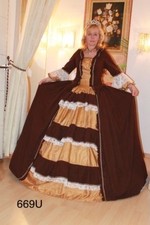 Barock Kleid, Rokoko Kleid, Ballkleid Gr. 46/48/50 (669U)