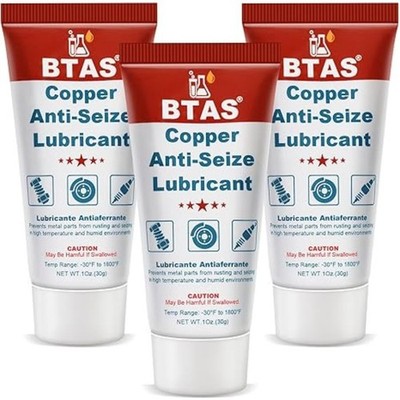 Thread Lubricant Copper Never Seize Compound High Temp Grease for 3 Pcs