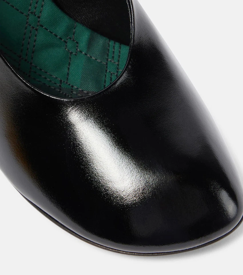 Zapatos de salón Burberry para mujer 85 mm negros de cuero para bebé talla 7 EE. UU. 37 UE Foto 2 de 4