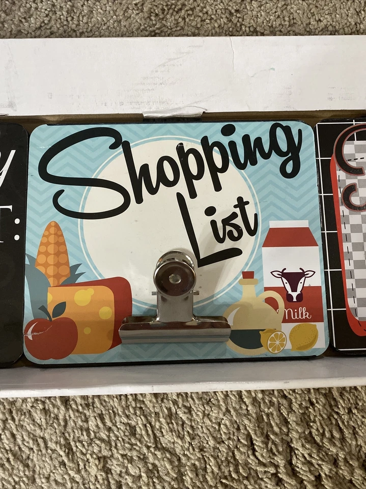My Daily To Do List, Recipes, Shopping List Lot of 3 Pieces With Clips Preowned - Image 3 of 4