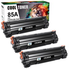 3 PK CE285A 85A Toner Cartridge For HP LaserJet Pro P1102 P1102w M1212nf M1137