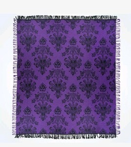 Disney-Parks-Haunted-Mansion-Throw-Blanket-Tapestry-New-With-Tags