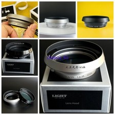 1PC Light Lens Lab Lens Hood E39 UV Filter Aluminum for Leica12504 M35/2 M35/1.4