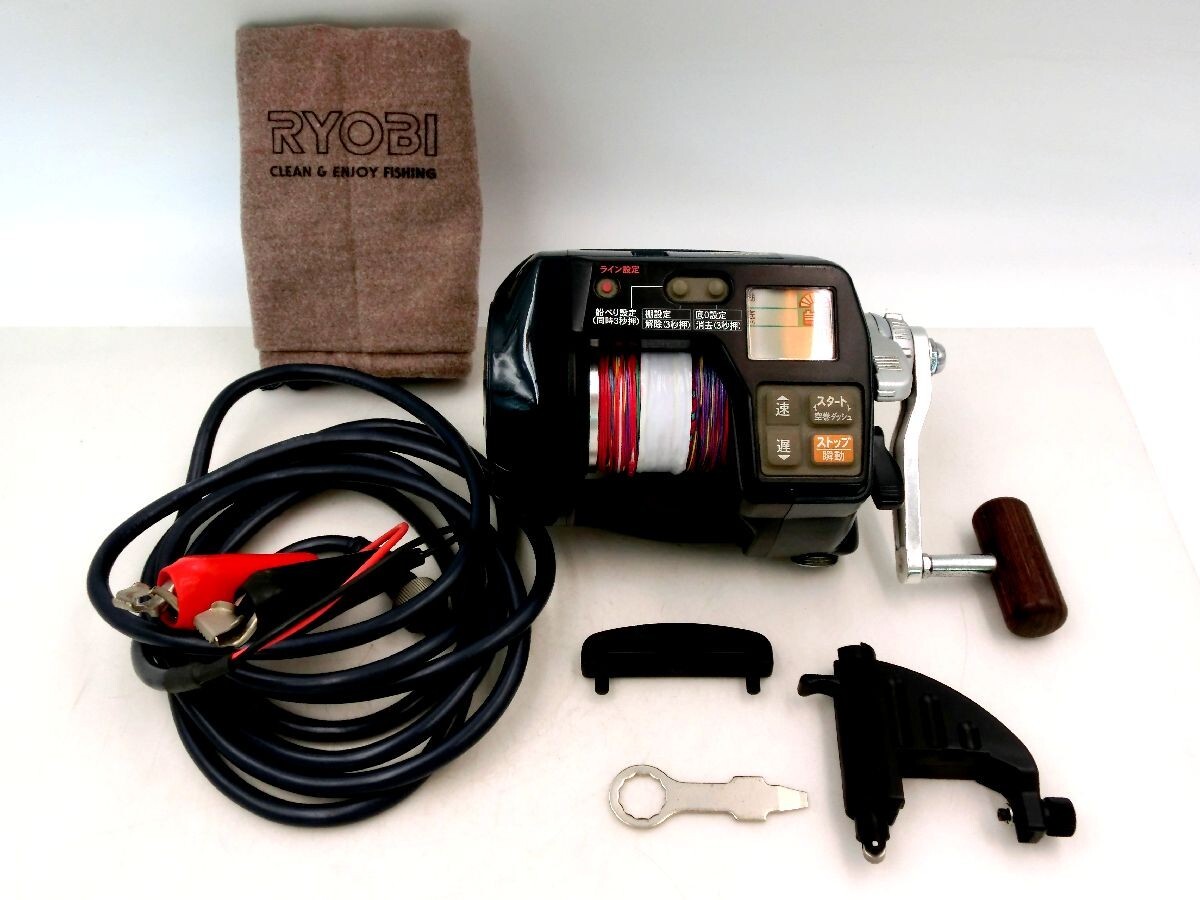 Ryobi AD Dendou VS700-L Electric reel with Line programmer Used PE