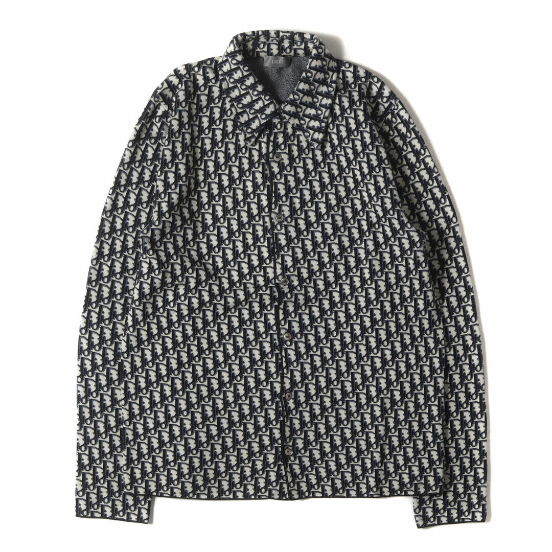 Dior HOMME Shirt Size: XS 20SS Oblique Jacquard Cotton Knit Dior HOMME Shirt Size: XS 20SS Oblique Jacquard Cotton Knit