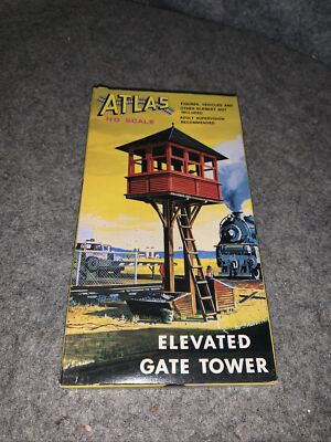 Vintage Atlas HO Scale Elevated Gate Tower Model Kit #701