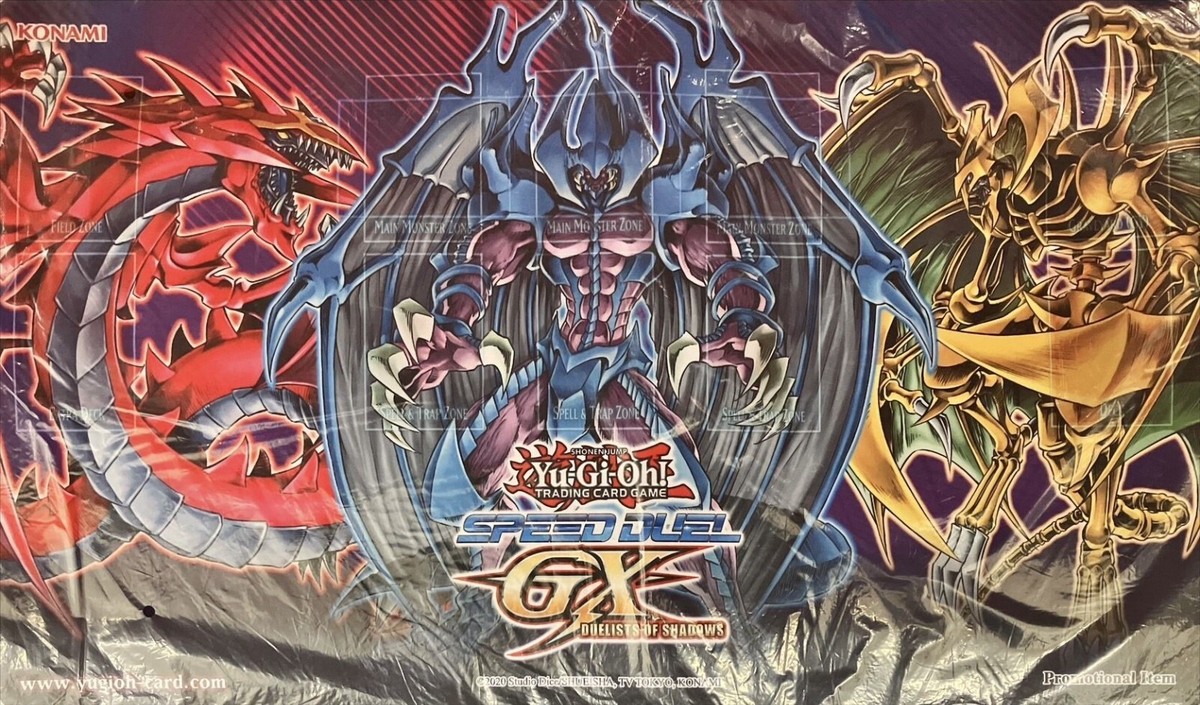 Yugioh Official Playmat Sacred Beast Uria Raviel Hamon Speed Duel