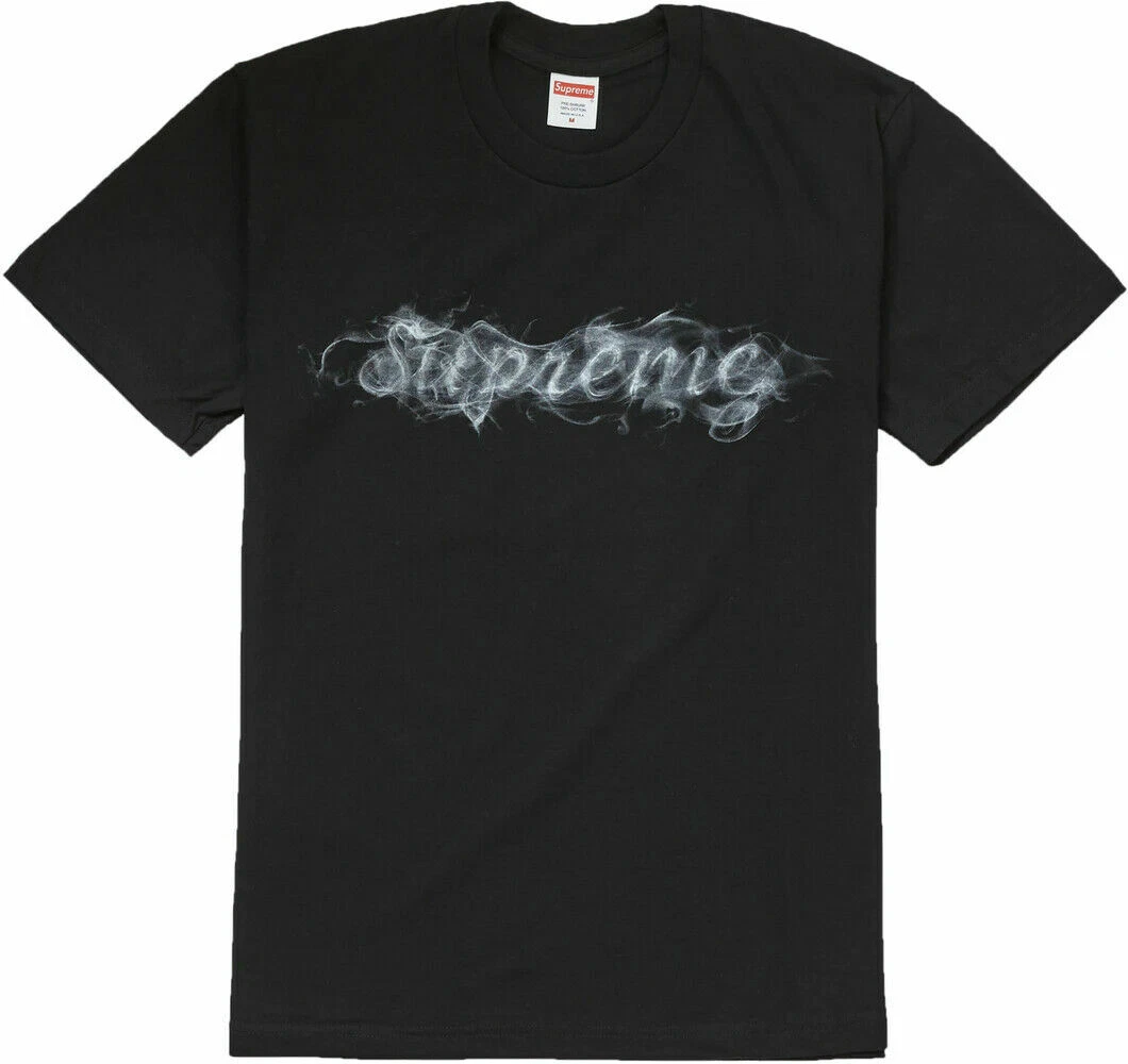 Supreme Smoke Tee Black Small
