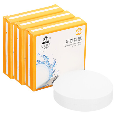 300Pcs 9cm Qualitative Filter Paper Circles, Slow Speed Round Lab Paper