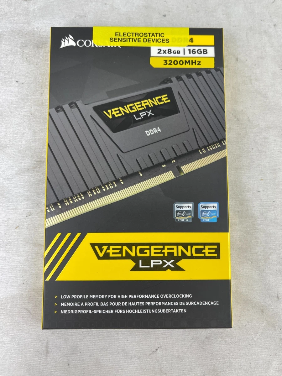 Stol indlogering gen Corsair VENGEANCE LPX 16GB (2 x 8GB) DDR4 2400MHz C16 (CMK16GX4M2A2400C16) | eBay Stol indlogering gen Corsair VENGEANCE LPX 16GB (2 x 8GB) DDR4 2400MHz C16 (CMK16GX4M2A2400C16) | eBay