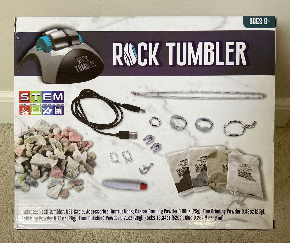 Gener8 Rock Tumbler Beginner STEM Polishes Rocks Create Gems Kit eBay