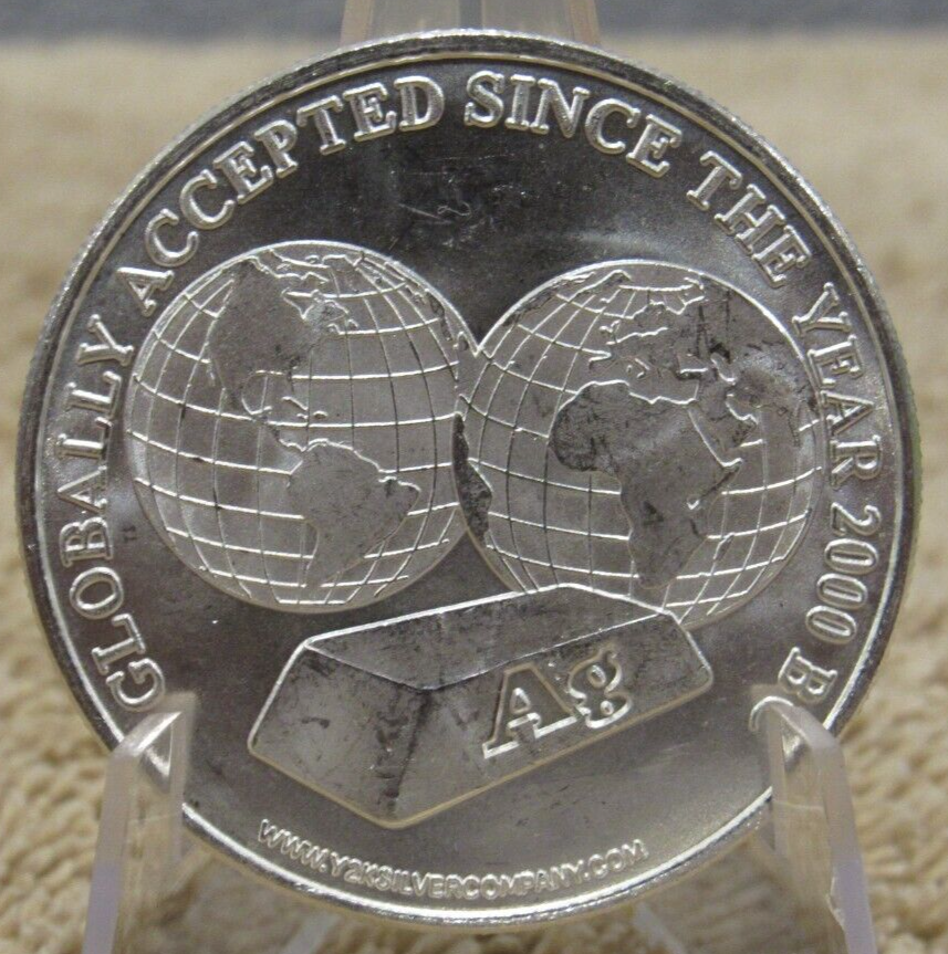 2000 Y2K Millennium 1 Troy Oz .999 Fine Silver Round | eBay