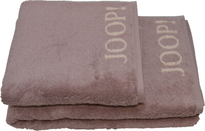JOOP! 1x Duschtuch + 1x Handtuch Serie 1600 Frottee Handtücher Set Geschenk Bad