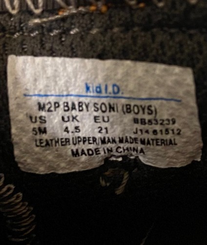 Stride Rite Made 2 Play M2P Soni Baby/Toddler Boy Leather Sandals Size 5M - Picture 6 of 7