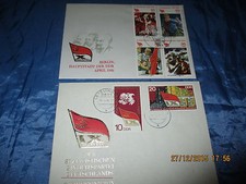 DDR - Ersttagsbriefe / Briefmarken , SED Parteitag  1981 + 1976 /  AS  03