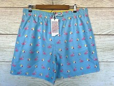 Broken Threads Trunk Swim Mens Size XLarge Flamingo Pattern Swim Trunks New