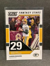 2017 Score Panini Fantasy Stars Football Card 11 Aaron Rodgers Green Bay Packers
