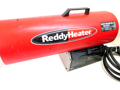 NICE! REDDY HEATER 100,000 BTU PORTABLE FORCED AIR LP PROPANE HEATER +  REGULATOR | eBay