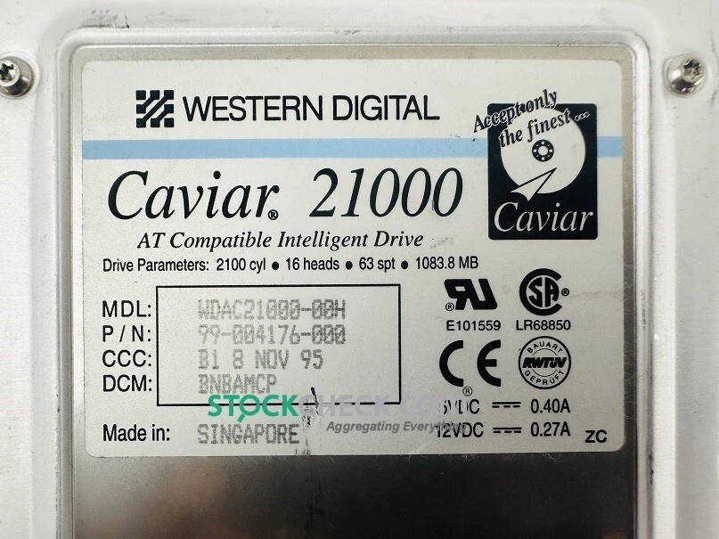 Western Digital WDAC21000-00H Hard Disk Drive - Image 4 of 4