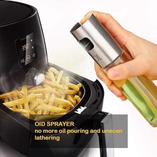 Oil Sprayer Mister Glass Bottle 100Ml for Cooking, Salad, and Barbecue - Picture 4 of 12