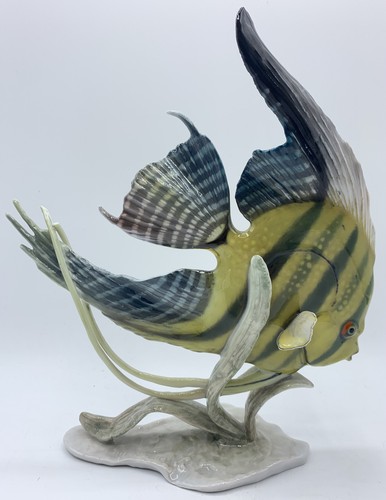 Rosenthal Angel Fish 1766 Fritz Heidenreich Figurine READ Scarlare Fleeing 1947 - Picture 4 of 12